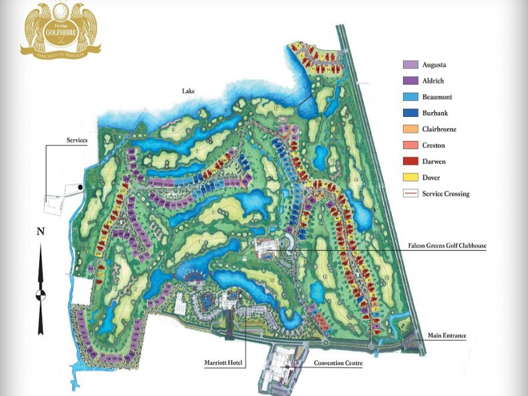 Prestige Golfshire master plan